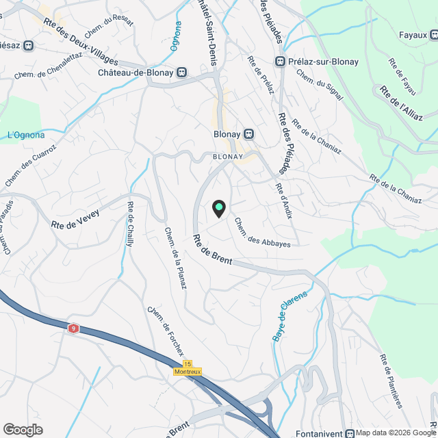 Magnifique appartement neuf de 4,5 pièces à Blonay - Saint-Légier - Karte