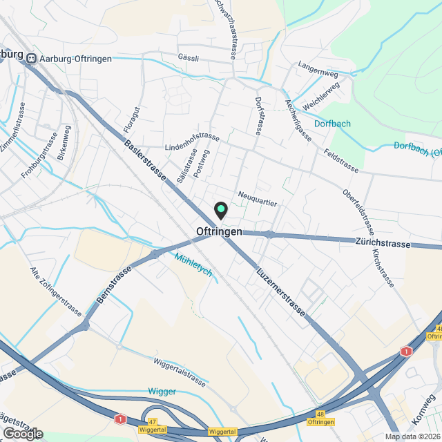 Neubau 4.5 Zimmer, August 2026,Oftringen - Karte