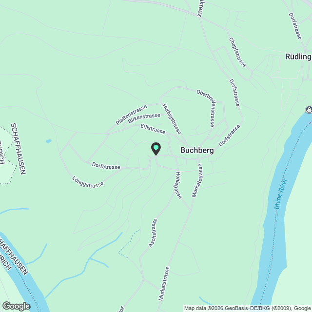 Attraktive 3½-Zimmer-Maisonettewohnung an ruhiger Lage in Buchberg - Karte