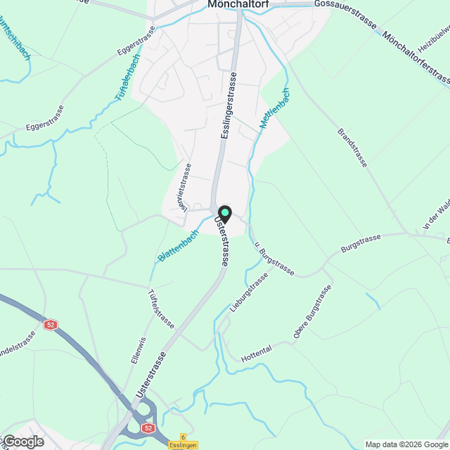 Modern 2.5-Room Ground Floor Apartment in Quiet Mönchaltorf - Karte