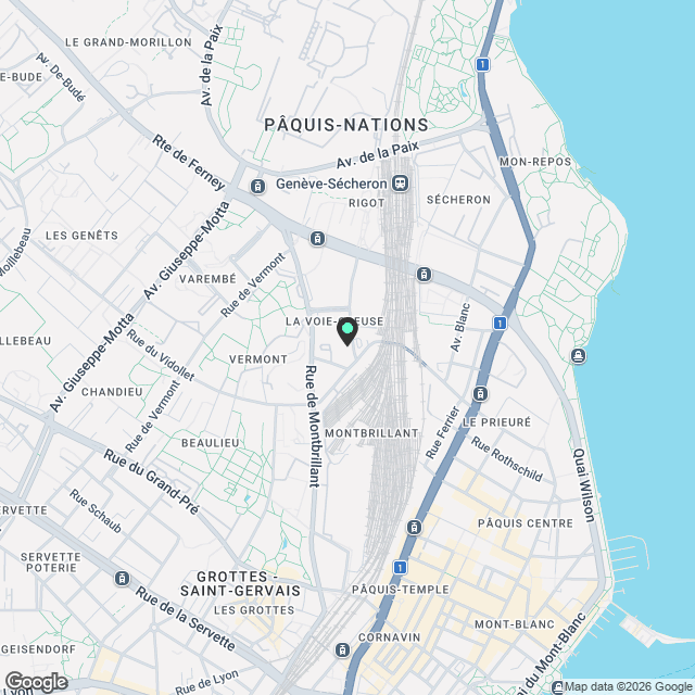 Spacious 6-room apartment in prestigious Geneva location - Karte