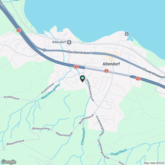 Grosszügiges 6-Zimmer-Reihenhaus mit Garten und 2 Garagenplätze in Altendorf - Karte