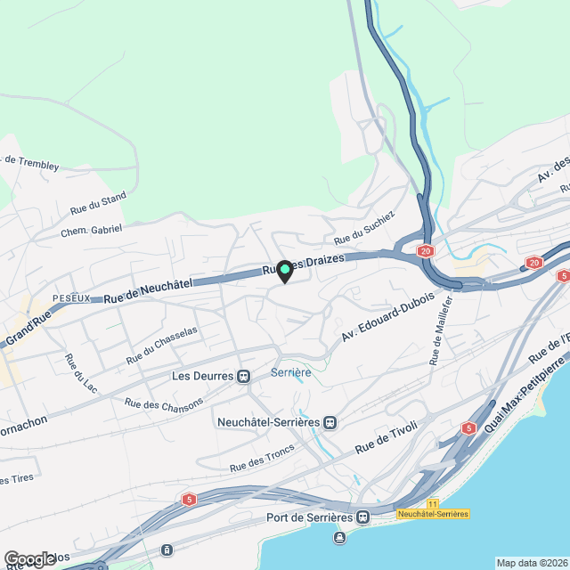 Appartement neuf 2,5 pièces avec vue imprenable - Karte