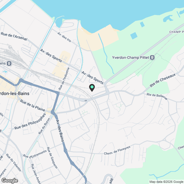 Yverdon Clendy - Appartement en colocation - Karte