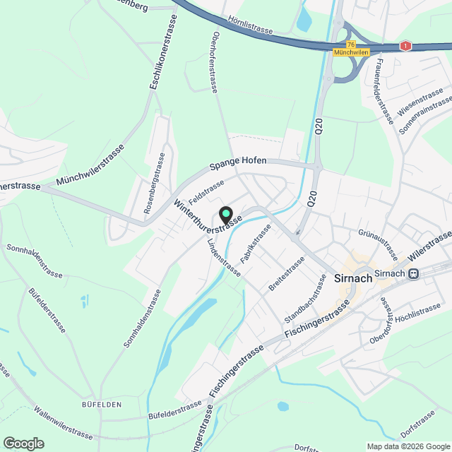 Moderne 1.5-Zimmer-Wohnung in Sirnach - Neubau 2024 - Karte