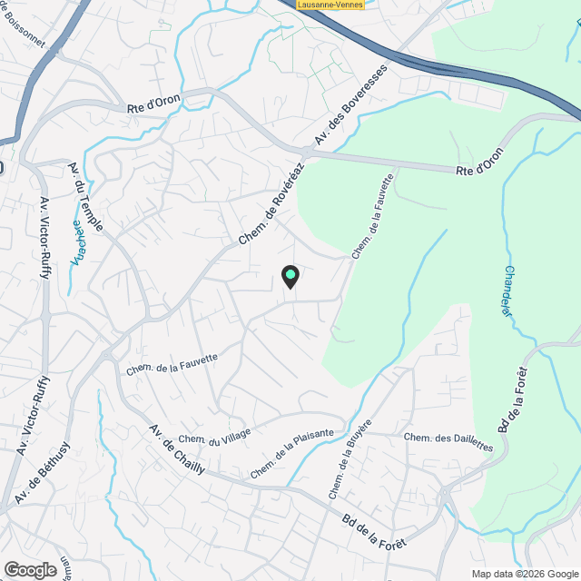 Magnifique appartement neuf de 4,5 pièces à Lausanne - Hauts de Chailly - Karte