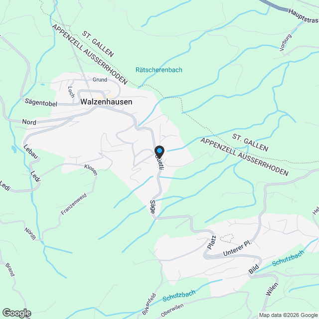 Luxury Eigenheim in Walzenhausen mit See- und Fernsicht - Karte