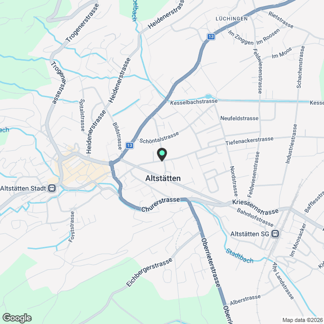 Moderne 4.5-Zimmer-Dachwohnung - Karte