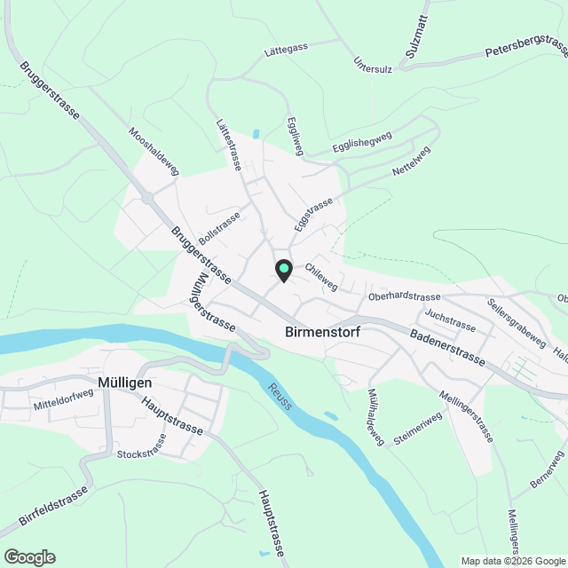 Charmantes Eckeinfamilienhaus im Dorfzentrum zum Mieten - Karte