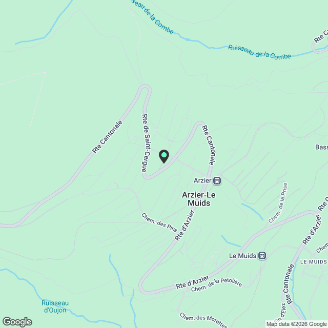 Magnifique appartement de 3.5 pièces avec balcon à Arzier-Le Muids - Karte