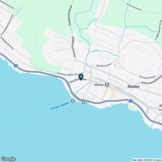 ERSTBEZUG NACH KOMPLETTSANIERUNG AN ZENTRALER LAGE IN MEILEN - ATTIKAWOHNUNG NAHE DEM ZÜRICHSEE - Karte