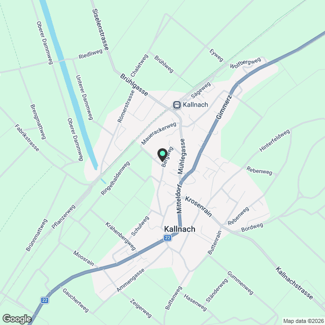 4.5-Zimmer-Dachgeschosswohnung mit Galerie - Karte