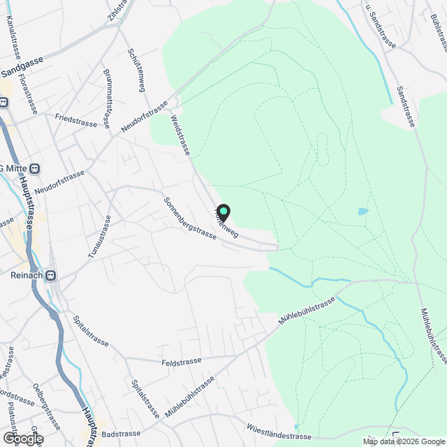 Moderne 6.5 Zr. Wohnung mit Terrasse und wunderbarer Fernsicht - Karte