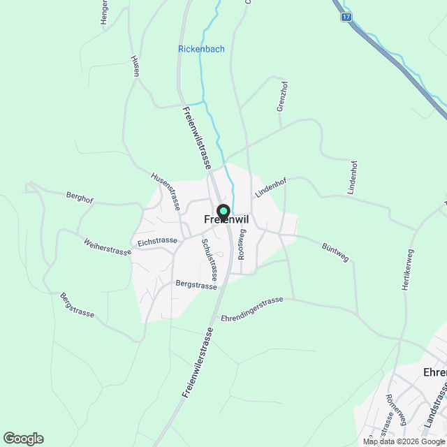 Neubau im Herzen von Freienwil - Karte