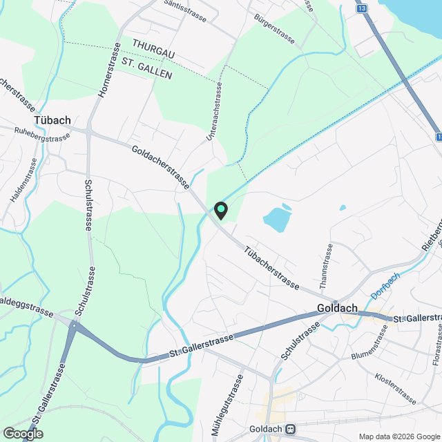 Wohnung in Goldach - Karte