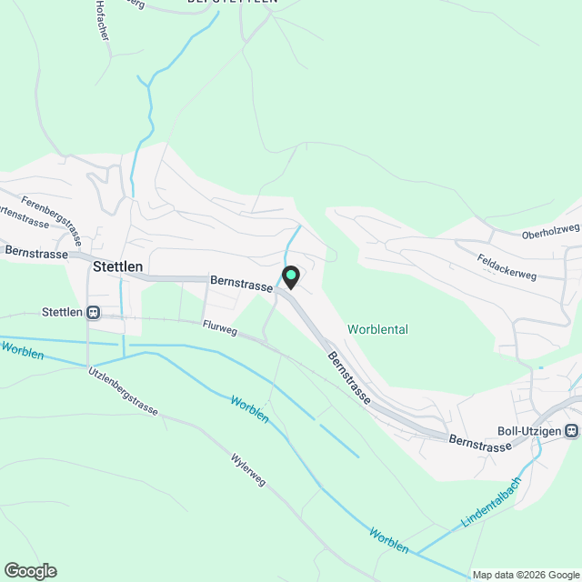 Grosszügige Dachwohnung mit eigenem Estrich und schöner Aussicht - Karte