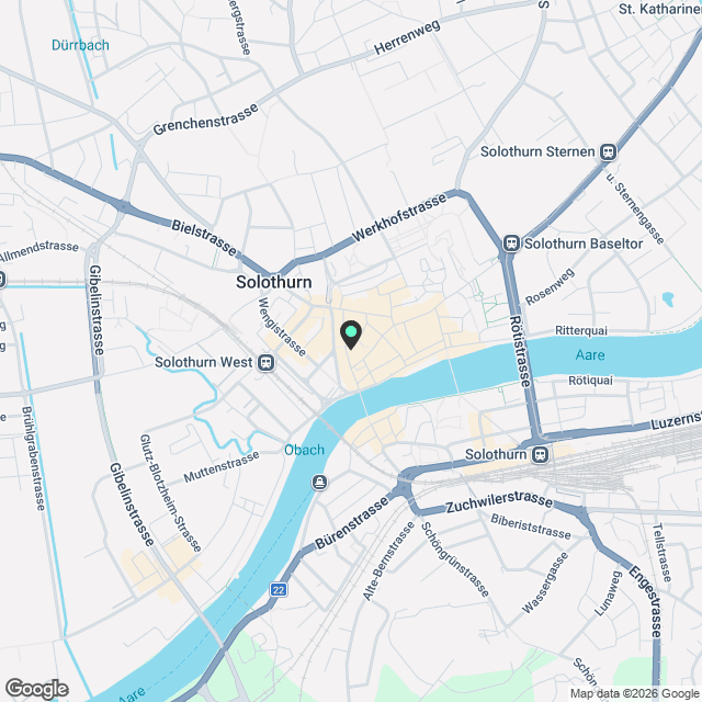 2 1/2-Zimmer Wohnung mitten in der Altstadt - Karte