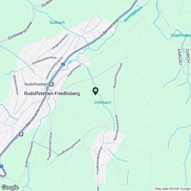 Dachwohnung in Rudolfstetten - Karte