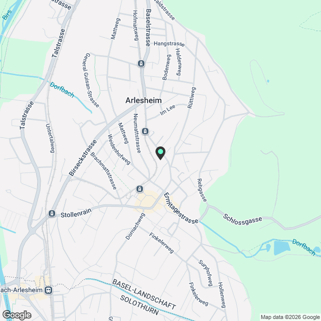 Moderne 3.5-Zimmer-Wohnung im Erdgeschoss - Karte