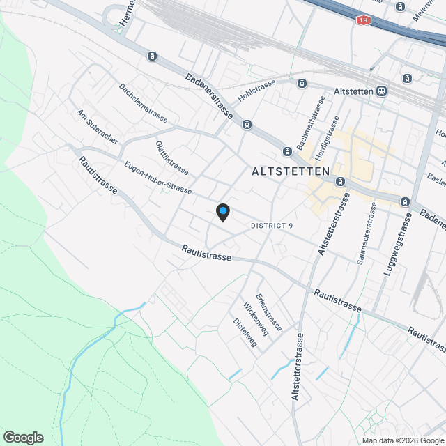 Eigentumswohnungen in Zürich-Altstetten - Karte