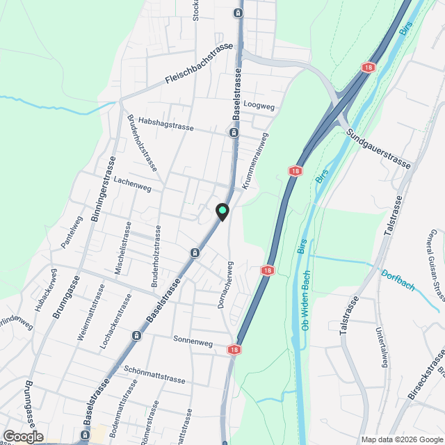 Top moderne 2,5-Zimmer-Whg (1.OG) mit Loggia, Lift + eigenem Waschturm - Karte