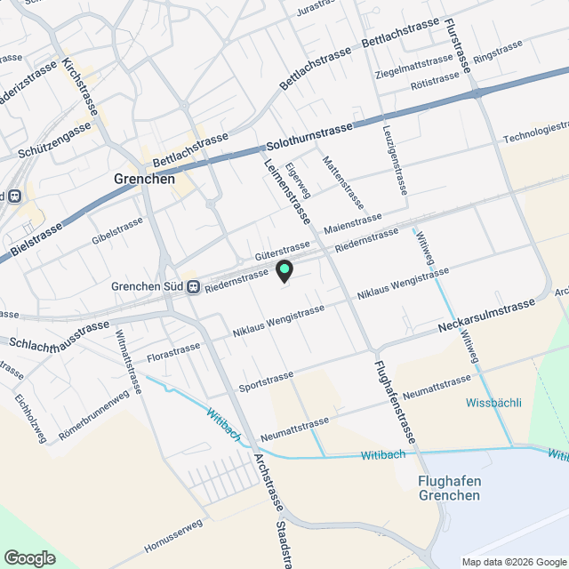 2.5-Zimmerwohnung Wohnüberbauung "Calibro" Grenchen - Karte