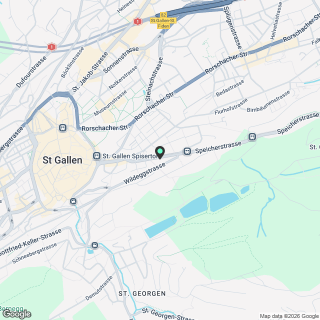 Stilvoll wohnen über den Dächern von St. Gallen - Karte