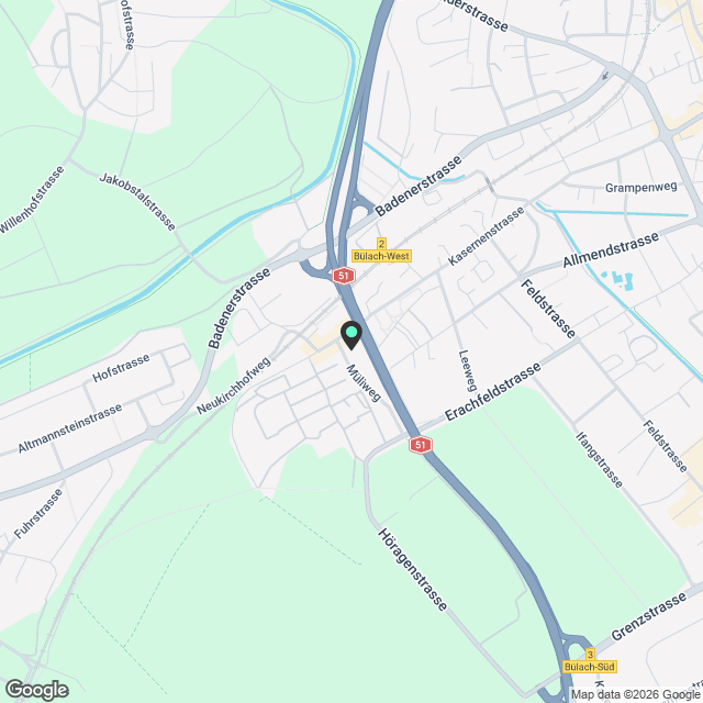 Erstvermietung in Bülach - Smart wohnen, entspannt leben - Karte