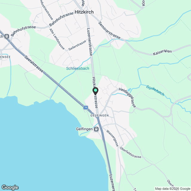 GROSSZÜGIGE UND HELLE NEUBAUWOHNUNG IN HITZKIRCH - Karte