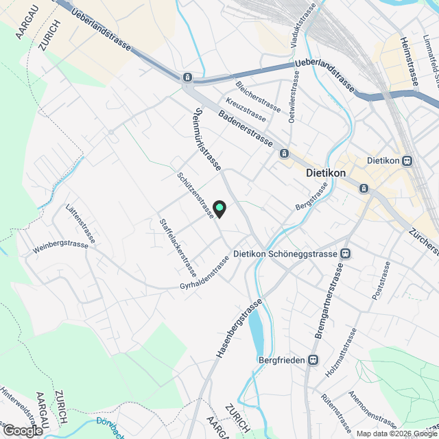 3.5-room  in a new building  (11 min to Zurich HB) - available Immediately - Karte