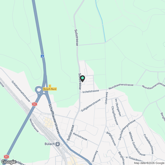 Moderne 3.5-Zimmer-Neubau-Wohnung mit Minergie-Standard in Bülach - Karte