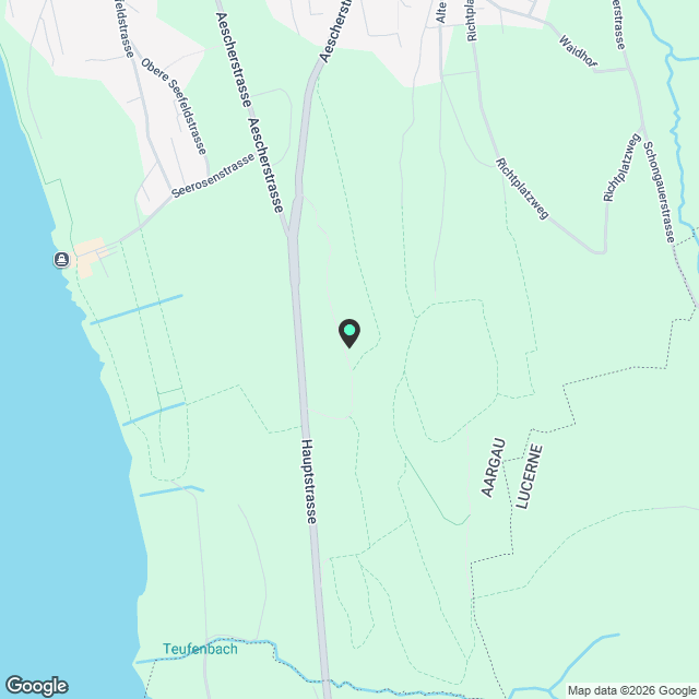 Freistehendes Einfamilienhaus in ruhiger, sonniger Lage in Fahrwangen, AG - Karte