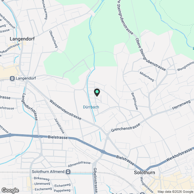 2 Zimmer-Wohnung, 4500 Solothurn - Karte