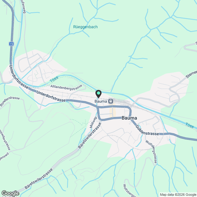 Exklusive kernsanierte Dachwohnung im schönen Bauma - Karte