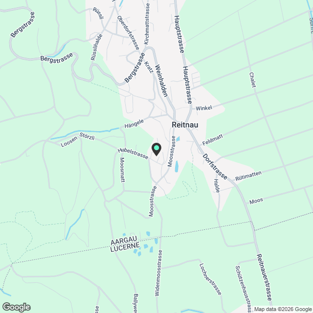 Freistehendes Einfamilienhaus in Reitnau - Karte