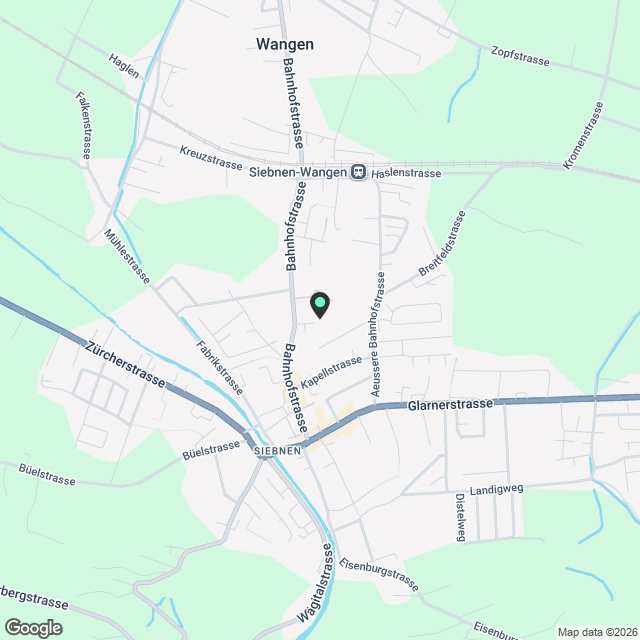 Exklusive 3.5 Zi-Gartenwohnung in Siebnen - Karte