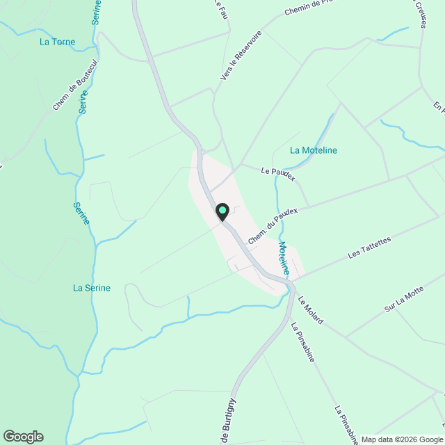 Appartement moderne de 2,5 pièces à Burtigny avec terrasse et jardin - Karte