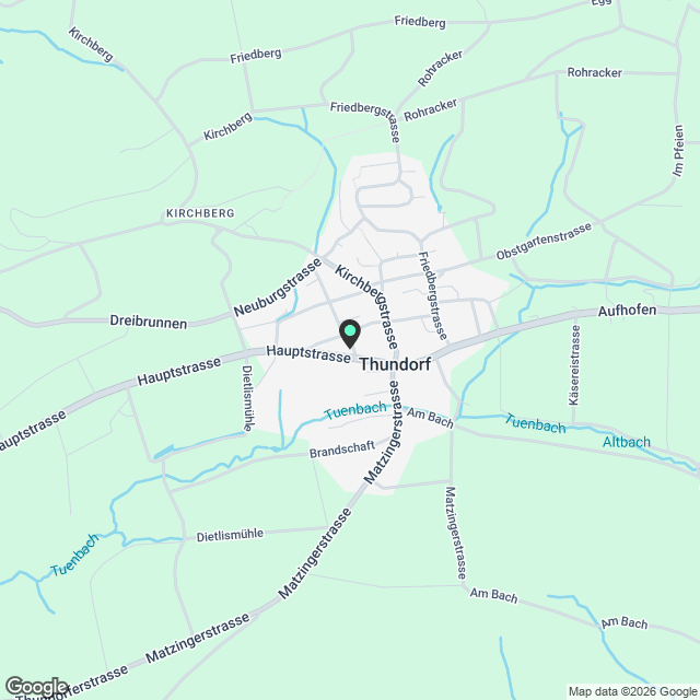 2.5 Zimmerwohnung in Thundorf - Karte