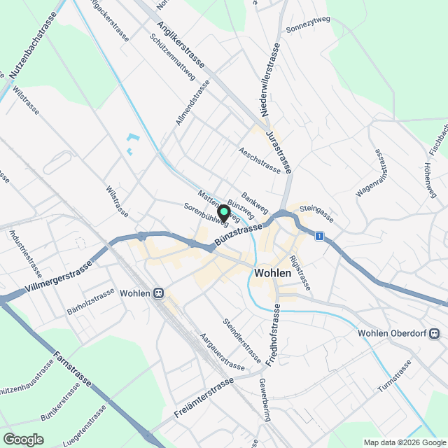 2.5 Zi Attikawohnung in Wohlen AG - Karte