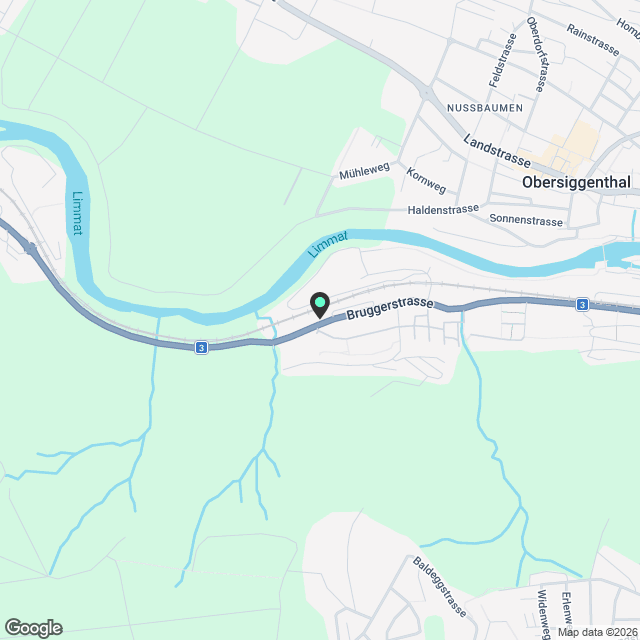 Charmante 4.5-Zimmer-Wohnung mit Terrasse in Baden - Karte