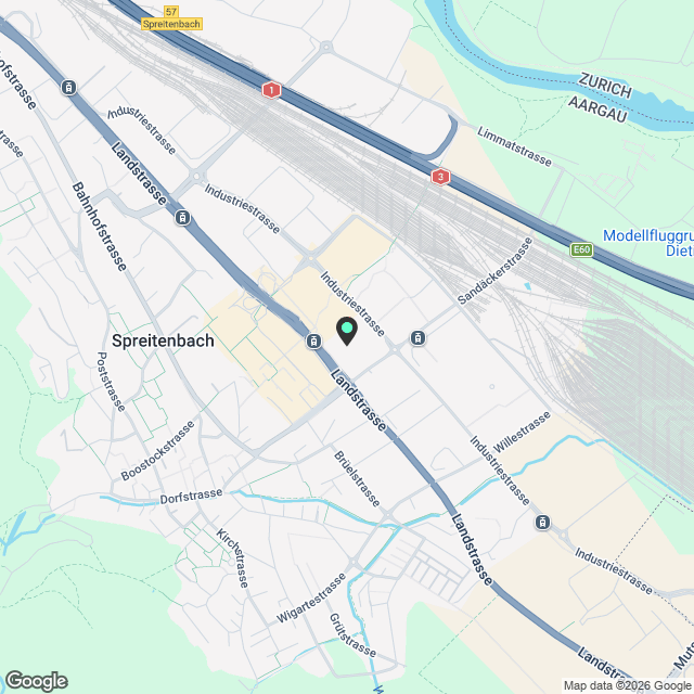 Möblierte Apartments mit Madrid Flair  direkt im grössten Shoppingcenter der Schweiz! - Karte