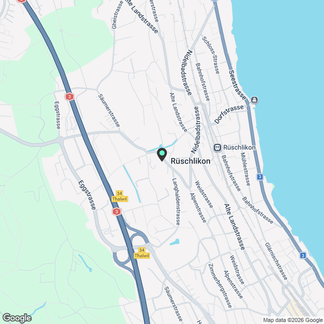 Privilegiert wohnen am Zürichsee mit: 5.5-Zimmer-Residenz mit Privatpool, Garten, See-und Bergsicht - Karte