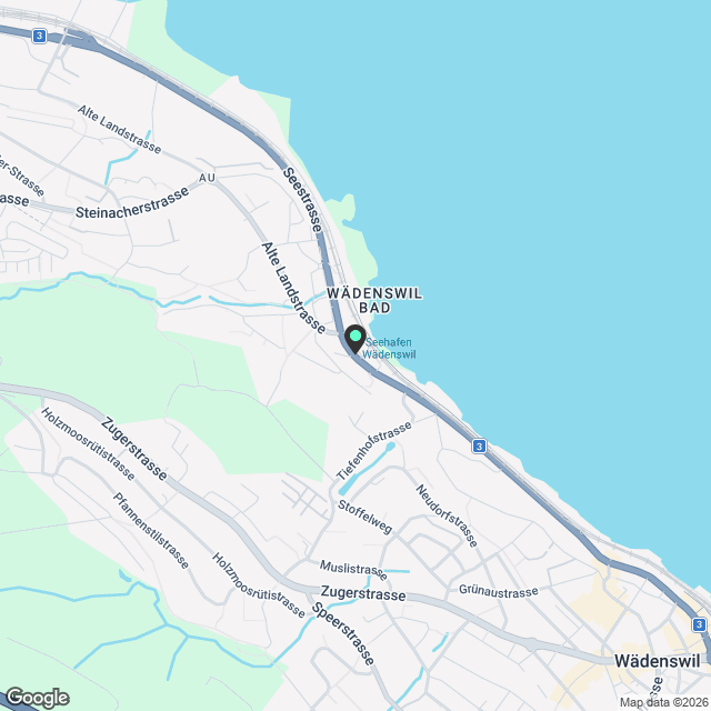 ERSTVERMIETUNG "AuPark" - Wohnen am Zürichsee - Karte