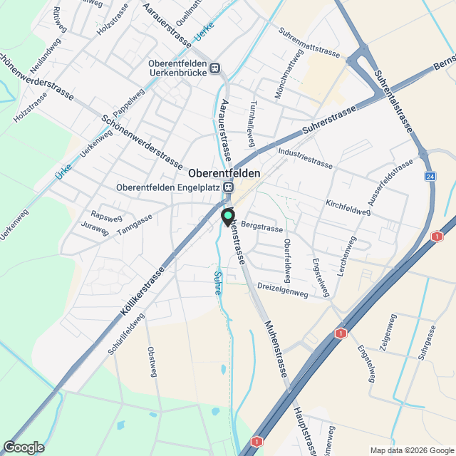 Neubau in Oberentfelden - Karte