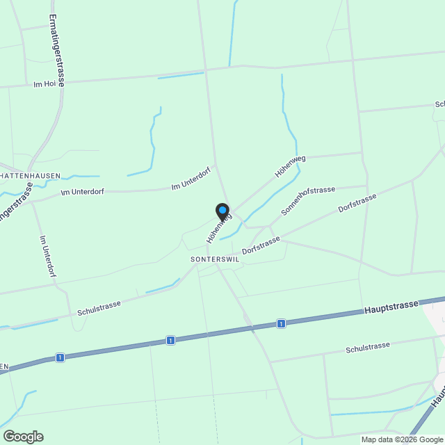 Haus 1 / 7.5 Zimmer Einfamilienhaus am Bach - Karte