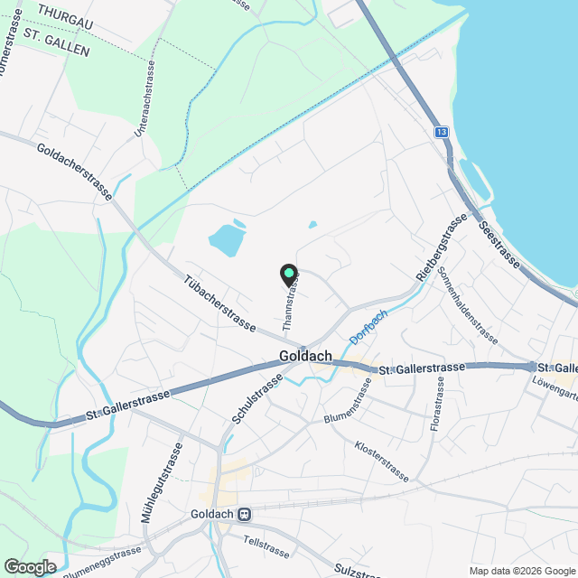 Modern sanierte Mietwohnungen in Goldach - zentral & ruhig wohnen - Karte