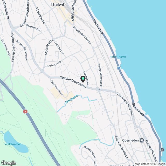 Ankündigung Erstvermietung n. Sanierung in Thalwil - Karte