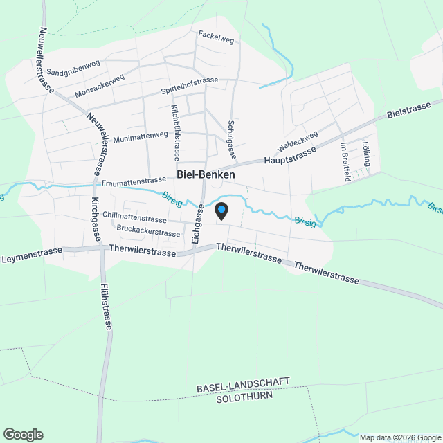 Verde Biel-Benken - Ihr Einfamilienhaus mit Platz fürs Leben - Karte
