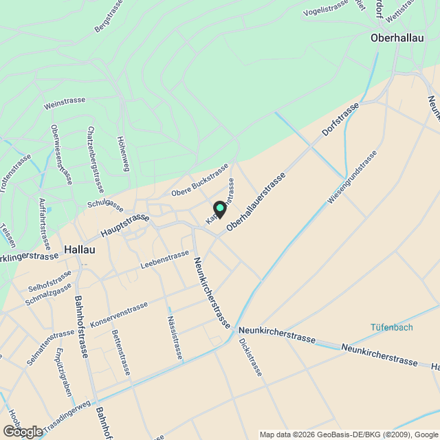 Einfamillienhaus (Tiny-Haus) in Hallau - Karte