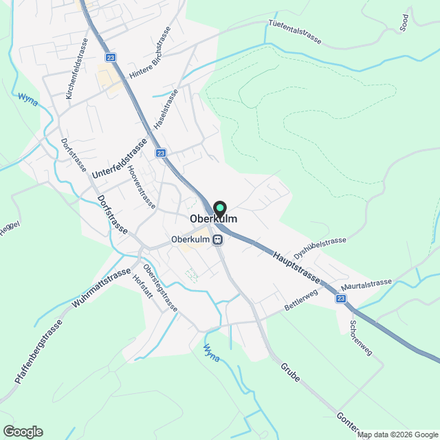 ab 1'060.00 CHF - Serviced, moderne, möblierte Apartments in Oberkulm – Erstbezug - Karte